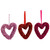Set of 18 Shimmering Tinsel Hearts Valentine's Day Hanging Wall Decorations 4" - IMAGE 6