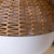 Textured Cane Iron Vase - 10" - White and Beige - IMAGE 5