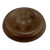 Large Walnut Finish Round Serving Bowl - 12" - Brown - IMAGE 1