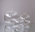 Swirl Glass Tabletop Vase - 5.5" - Clear