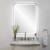 LED Lighted Large Rectangular Vanity Wall Mirror - 40" - IMAGE 2
