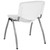 28.5'' White and Titanium Gray Plastic Ergonomic Stack Chair - IMAGE 3
