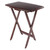 Set of 4 Rich Walnut Oversize Folding Snack Table 25.5" - IMAGE 3