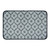 18" Lattice Gray and Black Pet Care Essentials DII Paw Pet Mat for Food and Crate (Pack of 2) - IMAGE 1