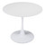 35.5" White Pedestal Round Dining Table - IMAGE 3