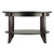 Genoa Round Glass Top Coffee Table - 30" - Dark Espresso - IMAGE 3