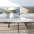 31.5" White Round Italian Carrara Marble Coffee Table