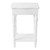 28" White Vintage Distressed Side Table with Drawer - IMAGE 3