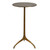 25" Gold Solid Round Tripod Accent Table - IMAGE 1