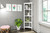 59.75" White Solid 4-Tier Vertical Corner Bookcase - IMAGE 4