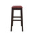 26" Vibrant Brown and Red Unique New Ridge Home Goods Julian Comfortable Counter Height Barstool - IMAGE 3