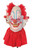 Red and Beige Clowning Around Unisex Adult Halloween Mask Costume Accessory - IMAGE 3