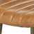 25.5" Brown Leather Unique Theo Comfortable Counter Stool - IMAGE 3