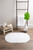 21" x 34" White Large Oval Home and Bathroom Essentials Cotton Bath Mat - IMAGE 5