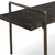 76" Gray and Brown Contemporary Rectangular Bench - IMAGE 2