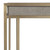 54" Charcoal Gray Contemporary Rectangular Console Table - IMAGE 3