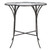 24" Black and Clear Contemporary Glass Accent Table - IMAGE 3