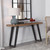 51.75” Brown Wood Industrial Console Table with Metal Legs - IMAGE 3