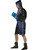 50" Black and Blue Boxer Men Adult Halloween Costume - Medium - IMAGE 2