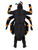 49" Orange and Black Spider Unisex Adult Halloween Costume - One Size - IMAGE 3
