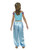 42.5" Blue and Purple Arabian Princess Girl Child Halloween Costume - Large - IMAGE 3