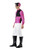47.5" Pink and White Jockey Men Adult Halloween Costume - Large - IMAGE 2