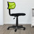28" Lime Green and Black Contemporary Student Mesh Task Office Chair - IMAGE 5