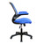 3' Blue and Black Contemporary Mesh Task Office Chair with Flip Up Arms - IMAGE 2