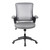 34" Gray and Black Mid-Back Mesh Task Office Chair with Height Adjustable Arms - IMAGE 2