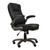 3.5' Solid Black Medium Back Executive Office Chair with Flip-up Arms - IMAGE 1
