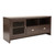 55" Wenge Brown Wooden Rectangular TV Stand with Storage - IMAGE 6