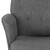 4' Gray and Black Modern Upholstered Tufted Office Chair with Arms - IMAGE 6