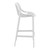41.25" White Solid Outdoor Patio Bar Stool - IMAGE 4