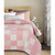 110" Pink and Cream Handcrafted Rectangular Coverlet - King Size - IMAGE 4