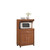 45" Cherry Red Microwave Kitchen Cart with Cabinet and Drawer - IMAGE 1