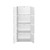 54" White Multi-Purpose Bookcase Cabinet with Doors - IMAGE 4