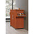 43.5" Cherry Red Solid Kitchen Island with Spice Rack - IMAGE 3