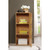 35.5" Beech Beige Multi-Purpose Bookcase with Shelves and Doors - IMAGE 2
