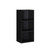 35.5" Black Contemporary 3 Shelves Rectangular Bookcase - IMAGE 1