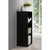 35.5" Black Contemporary 3 Shelves Rectangular Bookcase - IMAGE 3