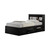 85.5" Black Captain Bed with 3 Drawers and Headboard - Twin Size - IMAGE 1