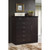 48.25" Chocolate Brown Rectangular 7-Drawer Chest with Locks and Door - IMAGE 2