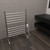 38" Stainless Steel Brushed 10 Cylindrical Bars Freestanding Towel Warmer - IMAGE 3