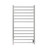 41.25" Stainless Steel Large Hardwired Square Polished 12 Bar Towel Warmer - IMAGE 4