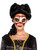 20" Beige and Red Masquerade Face Off Women Adult Halloween Prosthetic Flesh Costume Accessory - IMAGE 1