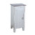 31” Antique Gray and Brown One Door Accent Cabinet - IMAGE 1