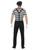 49" Black and White Gentleman Mime Artist Men Adult Halloween Costume - Medium - IMAGE 3