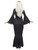 49" Black Midnight Vampire Women Adult Halloween Costume - Small - IMAGE 4