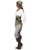 49" Green and White Shipmate Pirate Women Adult Halloween Costume - Small - IMAGE 2