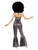49" Silver and Gray1960's Style Disco Diva Women Adult Halloween Costume - Medium - IMAGE 4